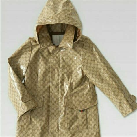 gucci raincoat vinyl.